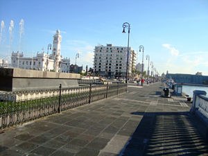 El Malecón del Puerto de Veracruz.