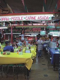 Mercado de antojitos.