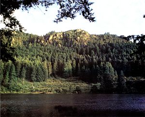 Parque Nacional El Chico.- Presa El Cedral. Estado de Hidalgo.