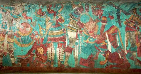 Cacaxtla. Mural de la Batalla.