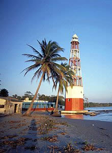 Faro en Frontera, Tabasco.