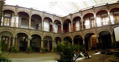 Interior del Museo de la Ciudad de México.