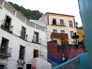 Callejón de Constancia. Calles y callejones de Guanajuato.