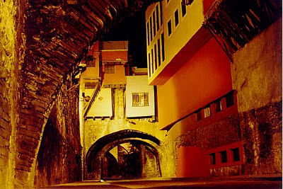 Callejones y túneles de Guanajuato.