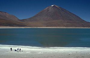 Laguna Verde. Altiplano boliviano.