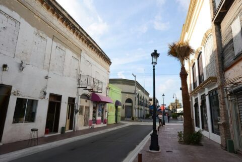 Calle 9 en centro de Matamoros