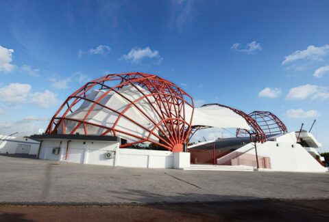 Parque Olímpico Cultural, en centro de Matamoros.