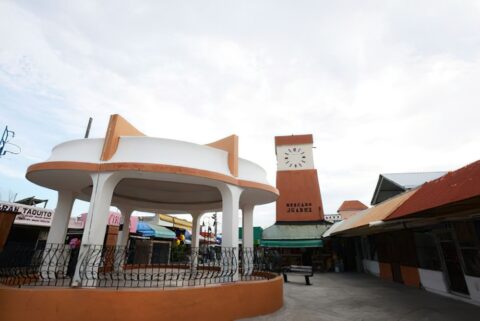 Mercado Juárez en el centro histórico.