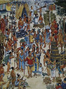 Foto del dibujo publicado por el INAH en la Revista Arqueología Mexicana, edición de noveno aniversario Vol. 9 No. 54 marzo-abril del 2002.
Artículo La Isla de Cozumel, pag. 43