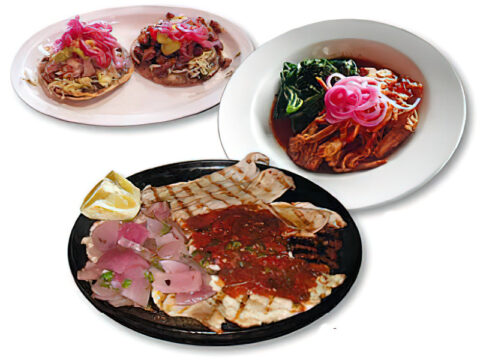 Los panuchos, la cochinita y el poc chuc. Platillos típicos en Izamal.