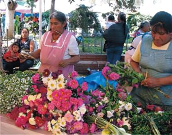 Mercado de flores.