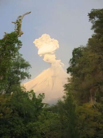 Volcán de Colima.