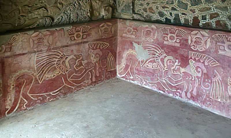 Mural en el Palacio de los Jaguares