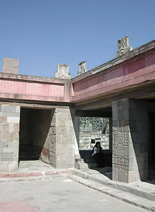 Interior del Palacio de Quetzalpapalotl