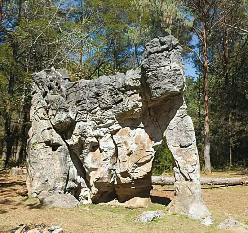 Formación rocosa El Elefante.
