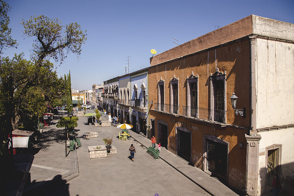 Plaza central. Jerez de García